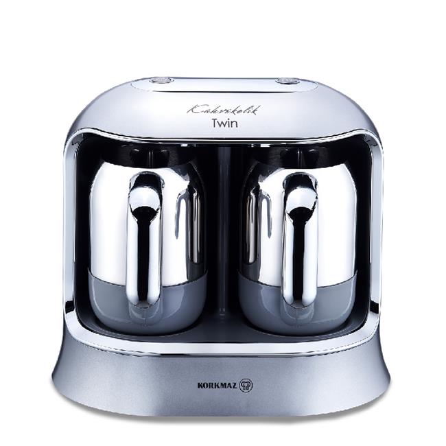 A861-06 KAHVEKOLİK TWİN KAHVE MAKİNESİ INOX / KROM