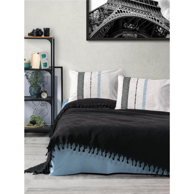 JAKARLI ORİGİN SİYAH PİKE TAKIMI ÇİFT KİŞİLİK