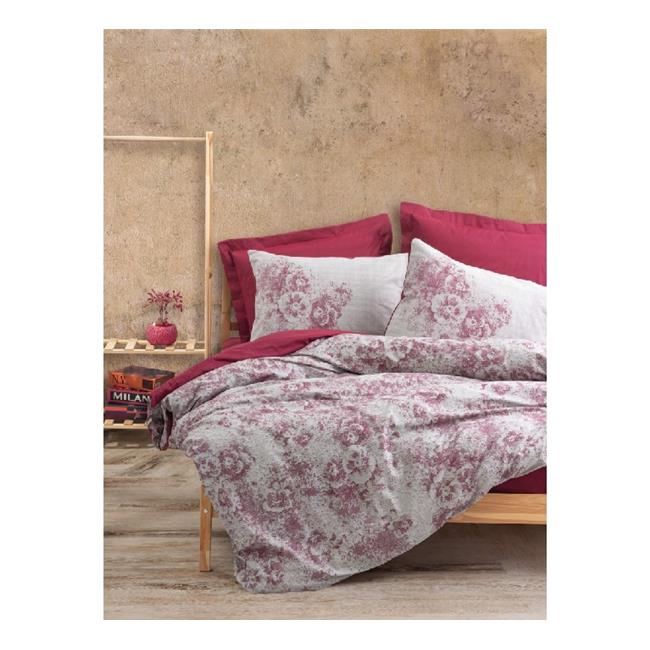 DUAL VİLDA BORDO NEVRESİM TAKIMI ÇİFT KİŞİLİK